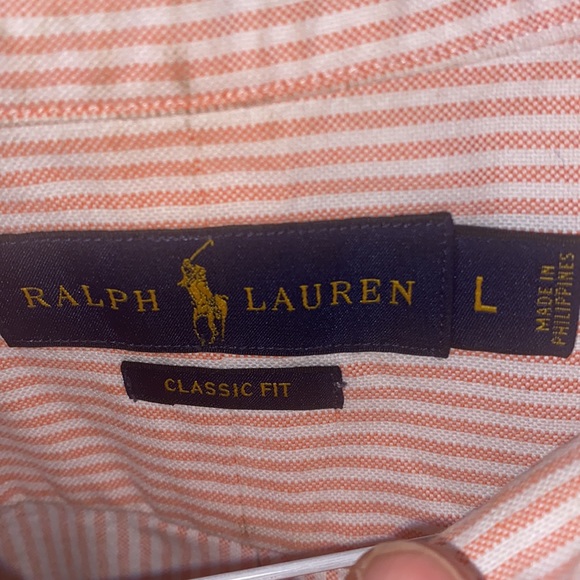 Ralph Lauren polo button down. L - Picture 2 of 2